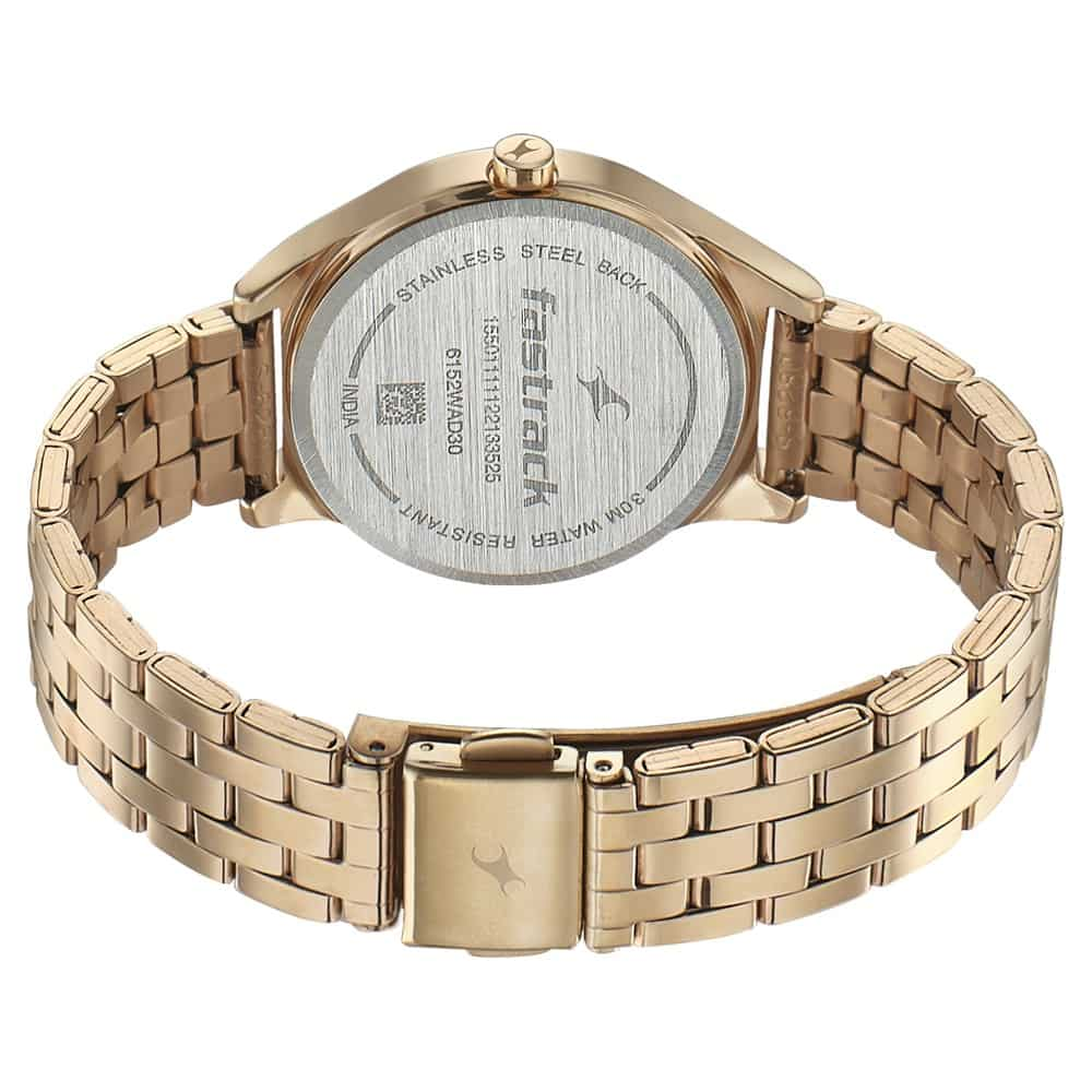 Fastrack golden watches for womens sale