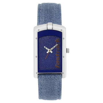 6183SL01 BLUE DIAL BLUE DENIM STRAP WATCH