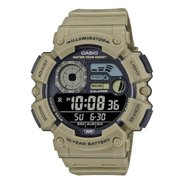 Casio Youth Digital Brown Dial Men WS-1500H-5BVDF (D351)