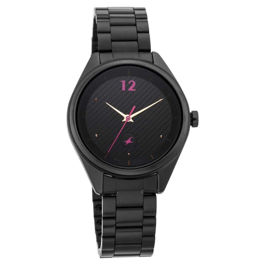 NR6215NM01 BLACK DIAL ANALOG WATCH