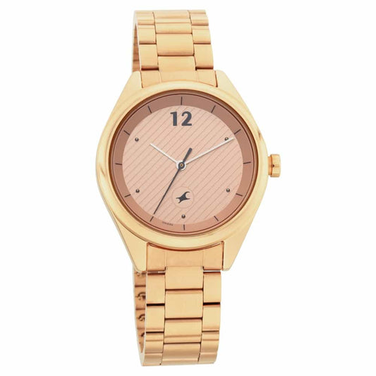 NR6215WM01 ROSE GOLD DIAL ANALOG WATCH