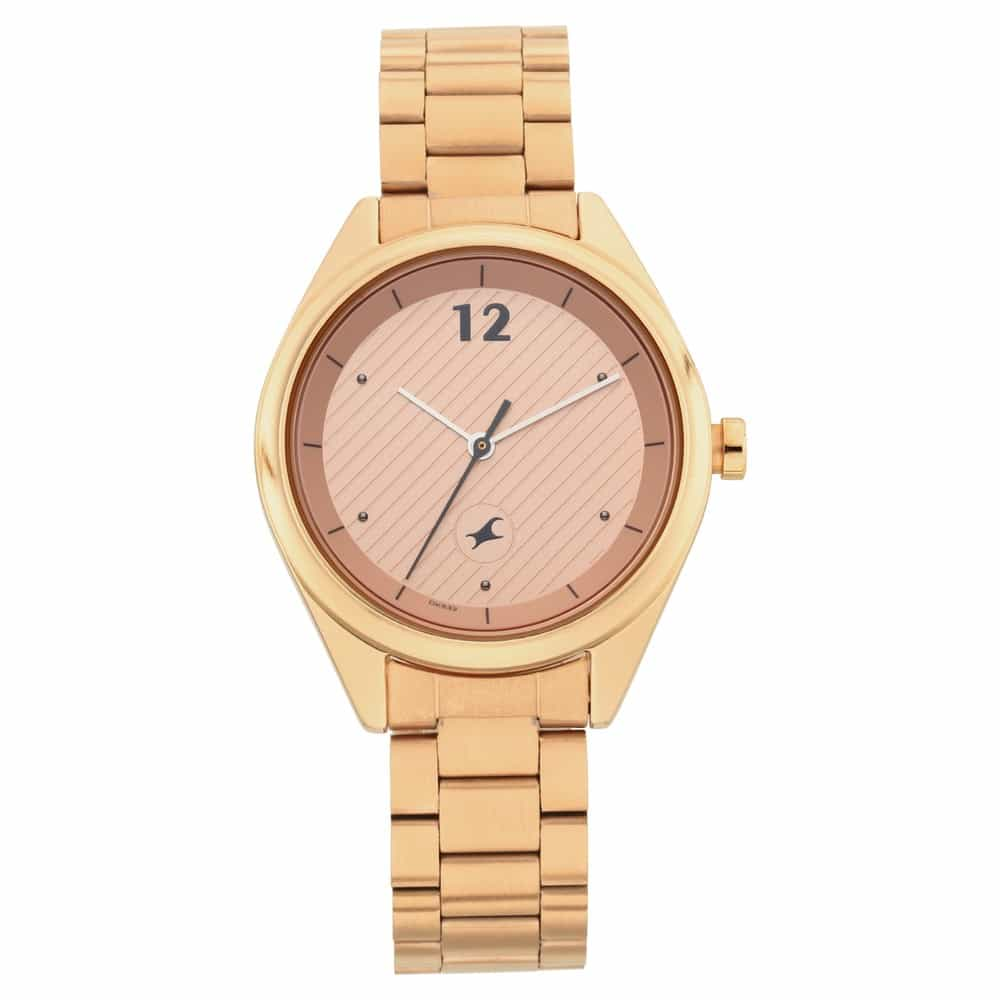 NR6215WM01 ROSE GOLD DIAL ANALOG WATCH