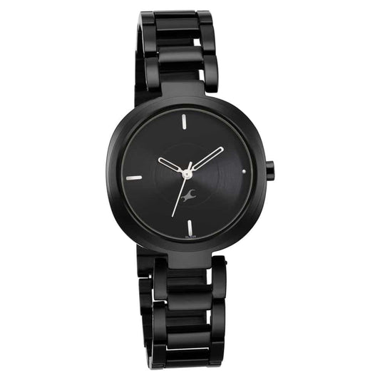 NR6247NM01 STUNNER IN BLACK DIAL & METAL STRAP - Kamal Watch Company