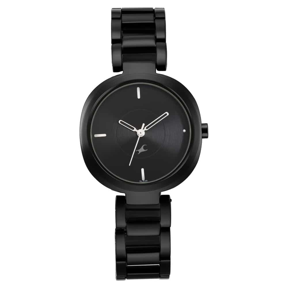 NR6247NM01 STUNNER IN BLACK DIAL & METAL STRAP - Kamal Watch Company