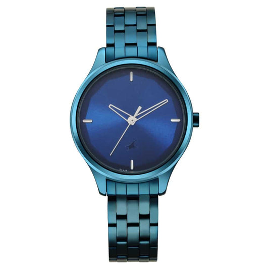 NR6248QM01 STUNNER IN BLUE DIAL & METAL STRAP - Kamal Watch Company