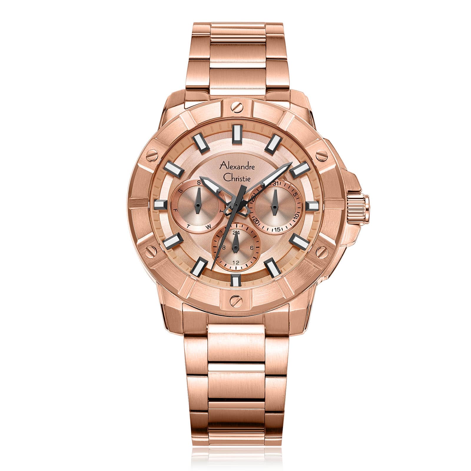 AC 6609 BFB Ladies Multi Function Watch – Rose Gold