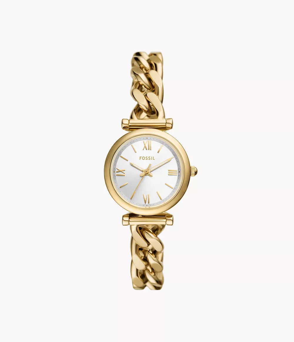 Carlie Three-Hand Gold-Tone Stainless Steel Watch-ES5329