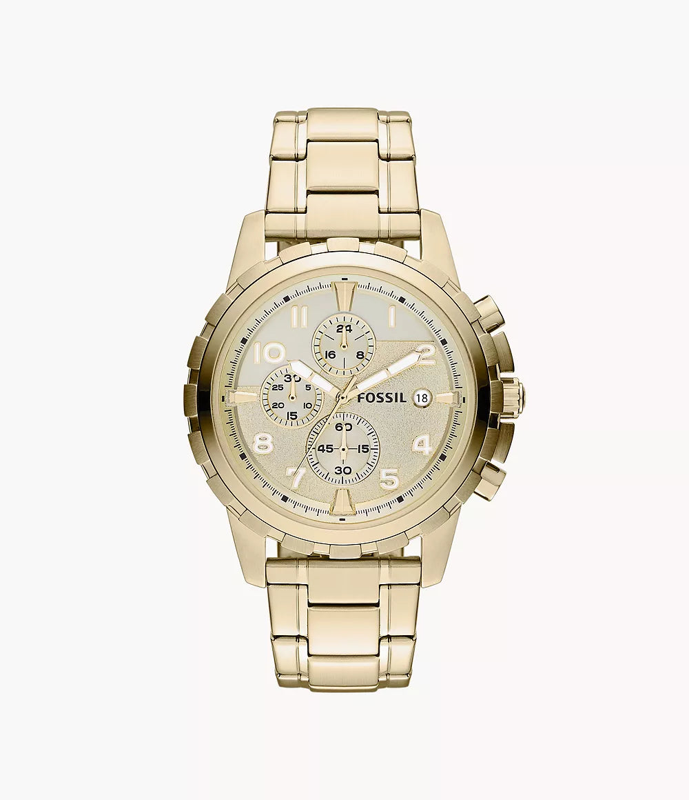 Dean Chronograph Gold-Tone Stainless Steel Watch-FS4867I