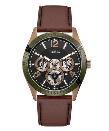 COFFEE CASE GENUINE LEATHER WATCH - Kamal Watch Company