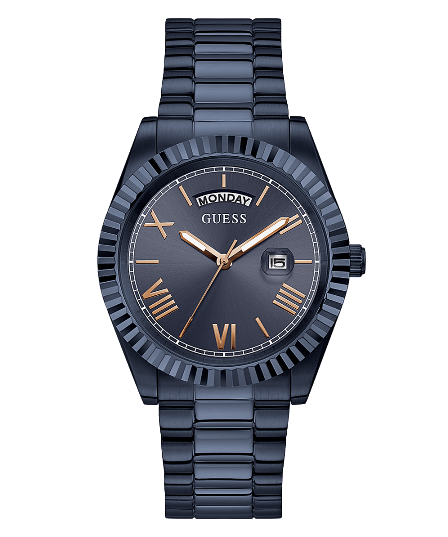 NAVY CASE NAVY STAINLESS STEEL WATCH