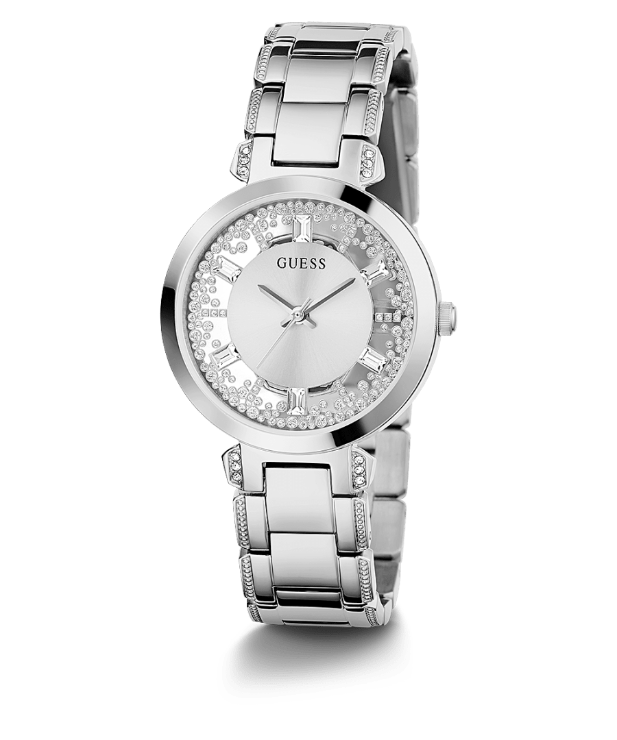 SILVER TONE CASE SILVER TONE STAINLESS STEEL WATCH - Kamal Watch Company