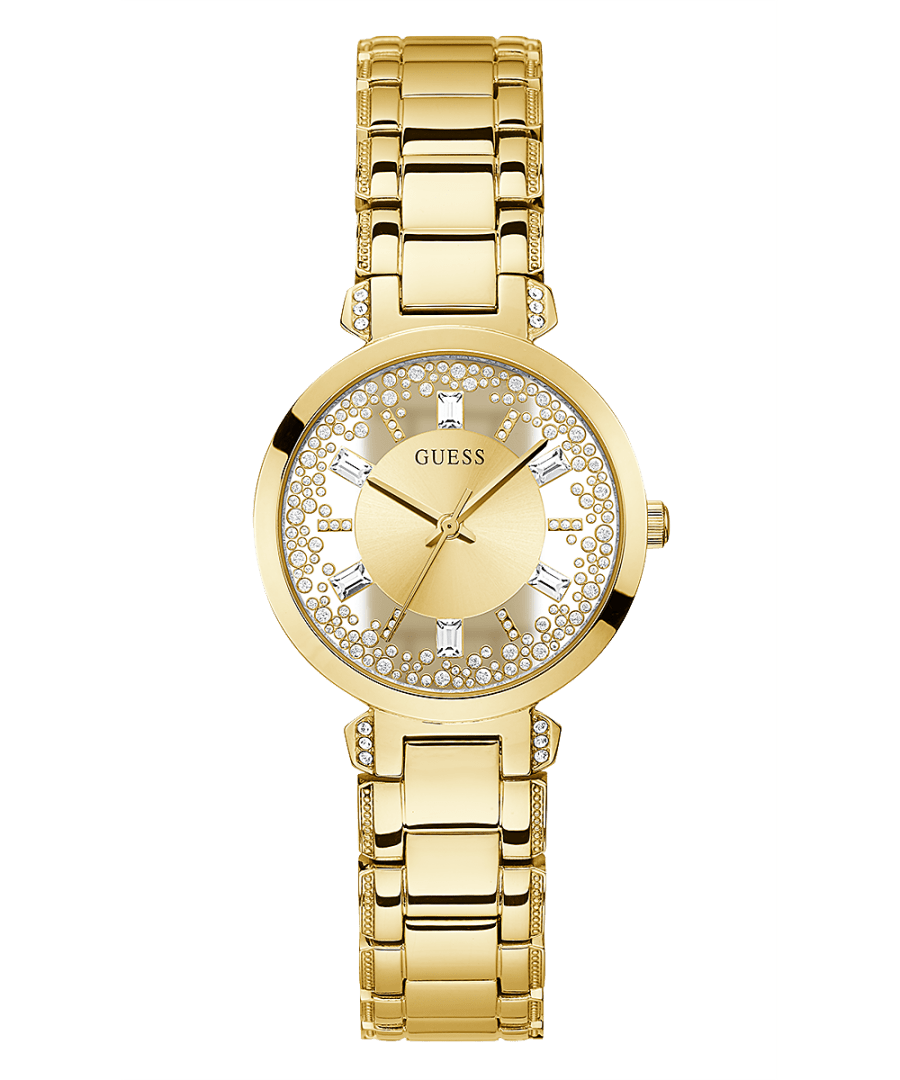 GOLD TONE CASE GOLD TONE STAINLESS STEEL WATCH