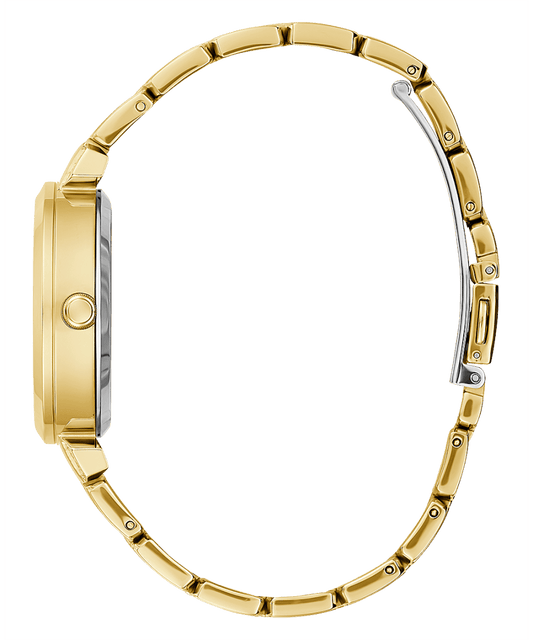 GOLD TONE CASE GOLD TONE STAINLESS STEEL WATCH