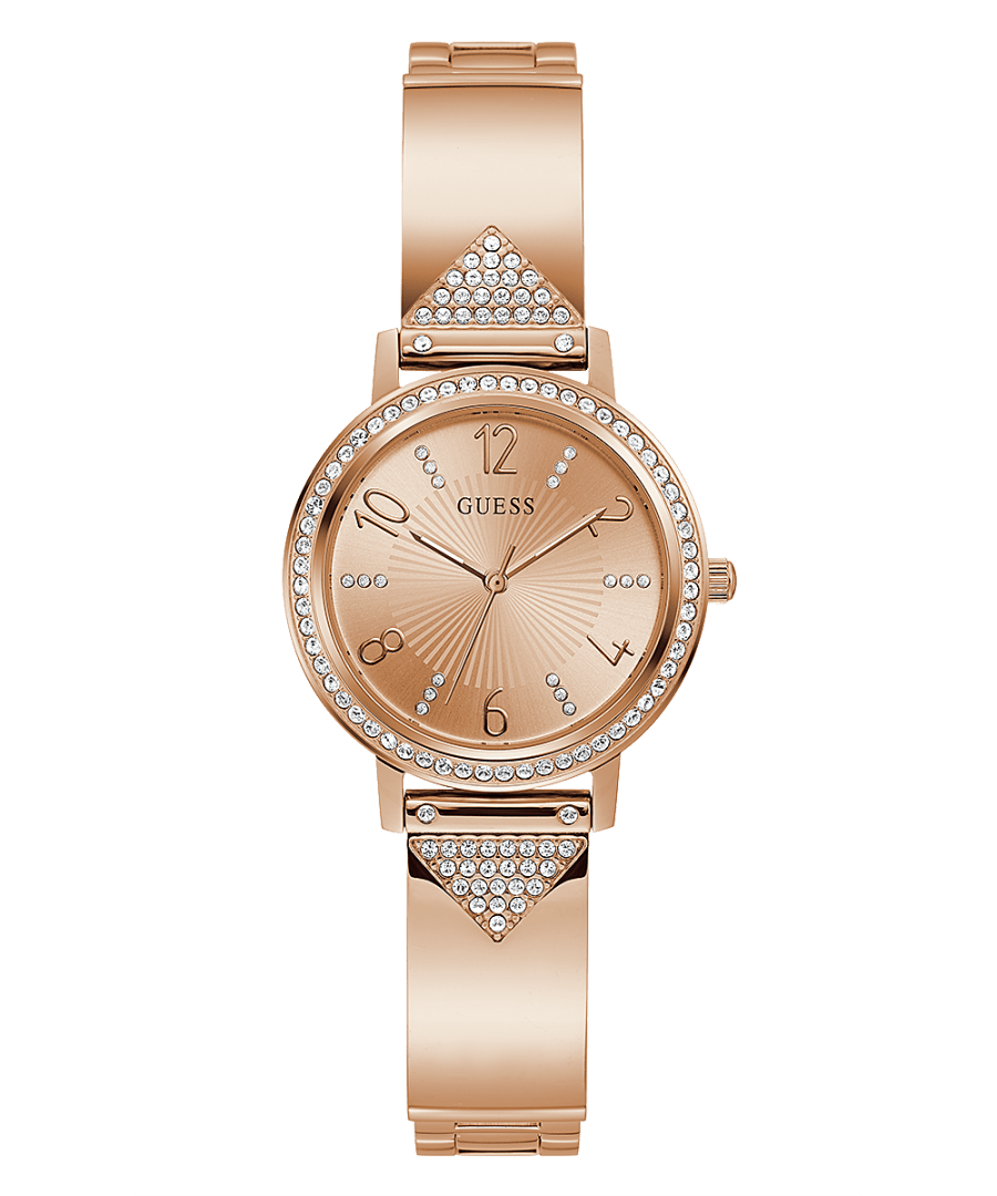 Rose Gold Tone Case Rose Gold Tone Stainless Steel Watch