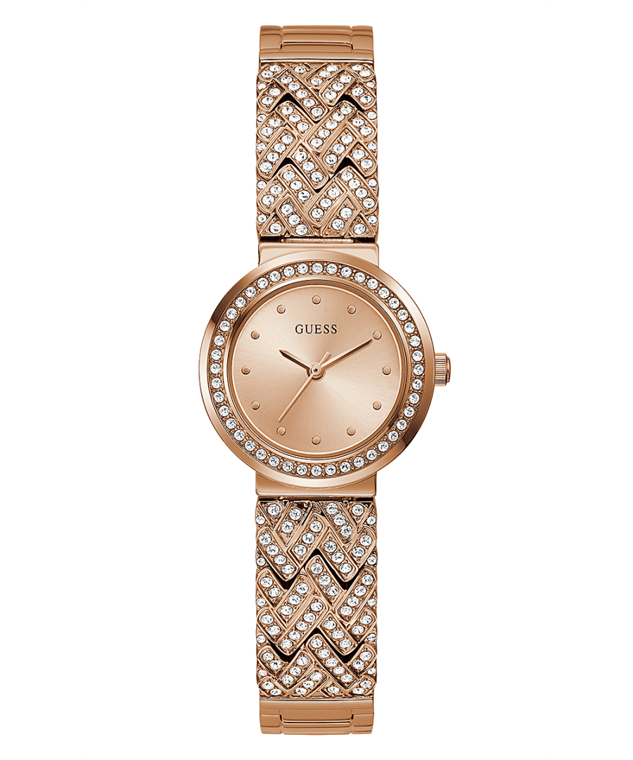 Rose Gold Tone Case Rose Gold Tone Stainless Steel Watch