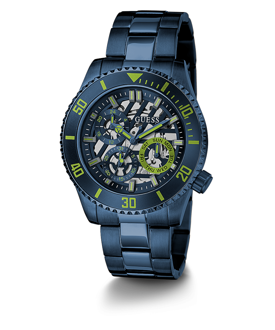 NAVY CASE NAVY STAINLESS STEEL WATCH - Kamal Watch Company