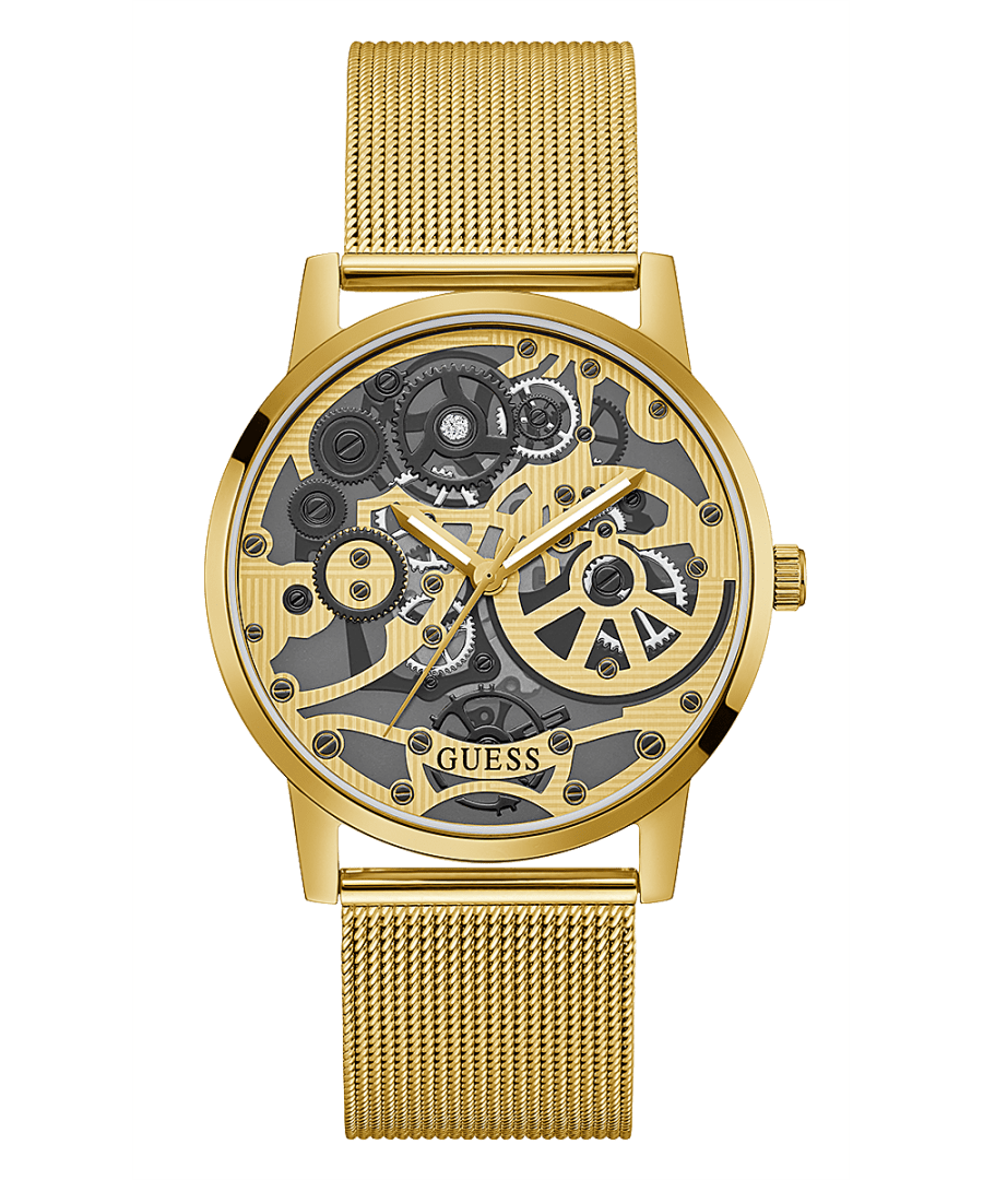 GOLD TONE CASE GOLD TONE MESH WATCH - Kamal Watch Company