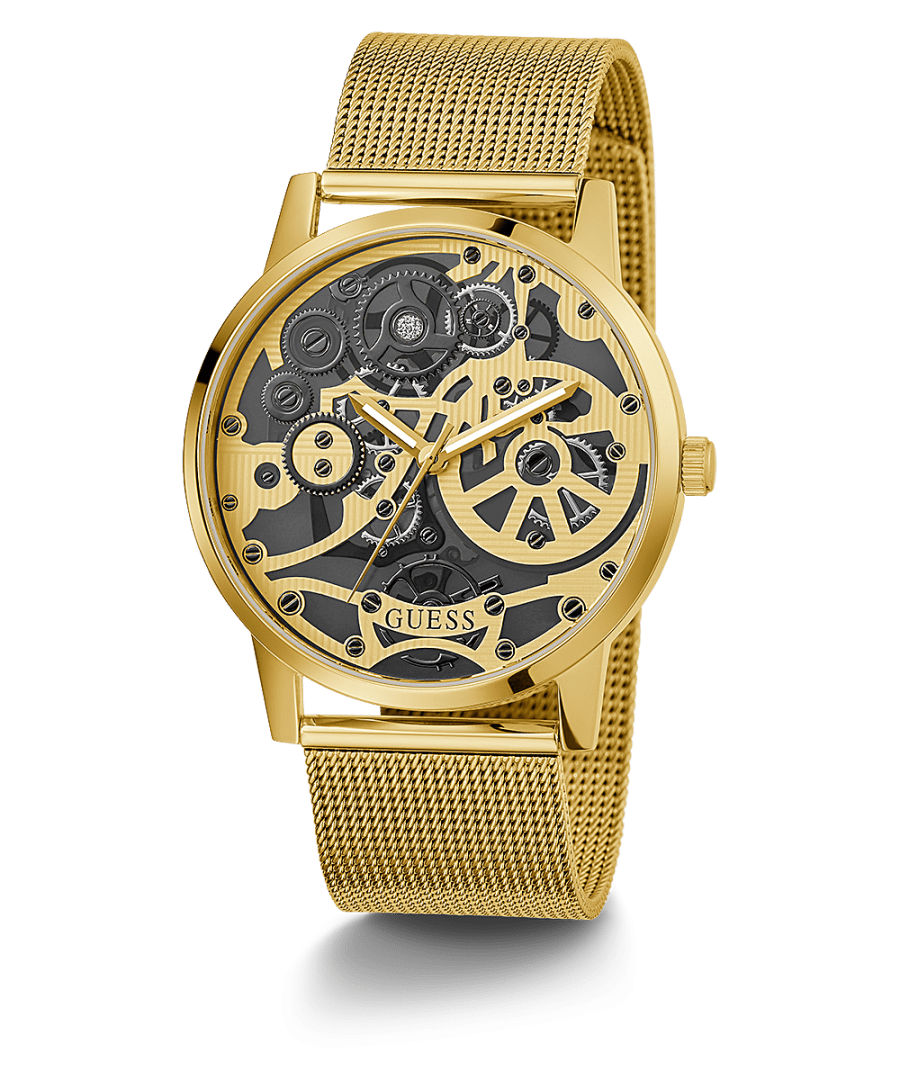 GOLD TONE CASE GOLD TONE MESH WATCH - Kamal Watch Company