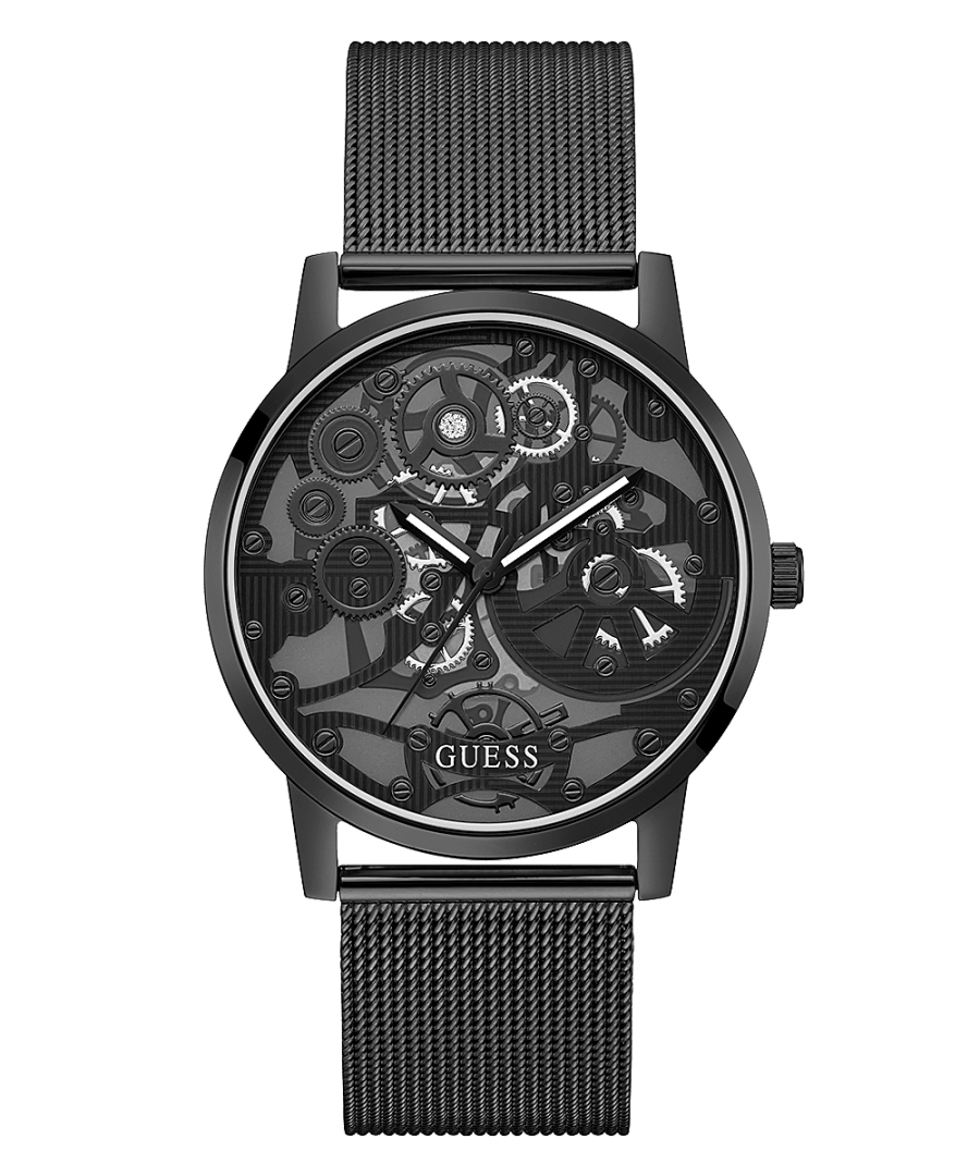 BLACK CASE BLACK MESH WATCH - Kamal Watch Company