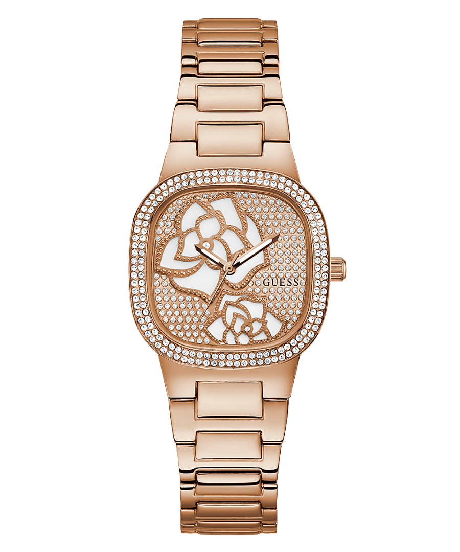 ROSE GOLD TONE CASE ROSE GOLD TONE STAINLESS STEEL WATCH