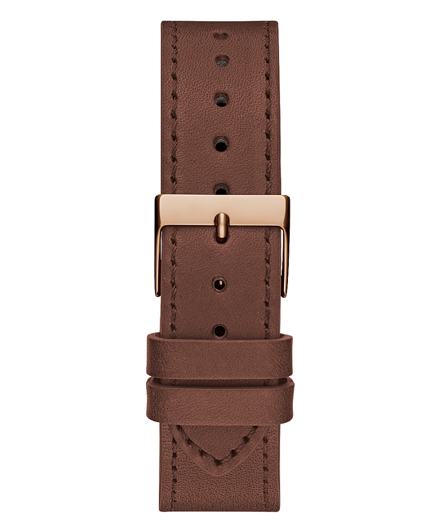 ROSE GOLD TONE CASE BROWN LEATHER WATCH - Kamal Watch Company