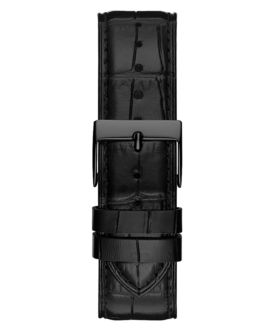 BLACK CASE BLACK LEATHER WATCH - Kamal Watch Company