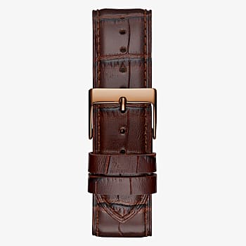 COFFEE CASE BROWN LEATHER WATCH-GW0570G2 - Kamal Watch Company