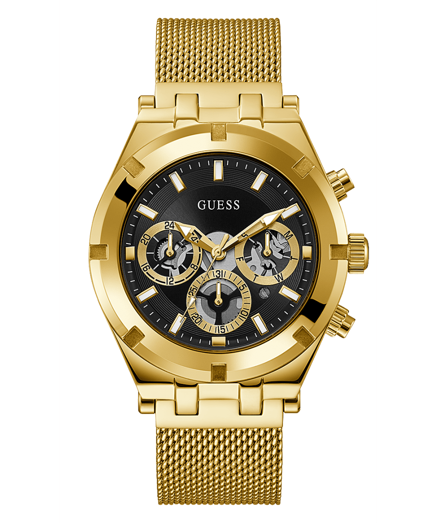 GOLD TONE CASE GOLD TONE MESH WATCH