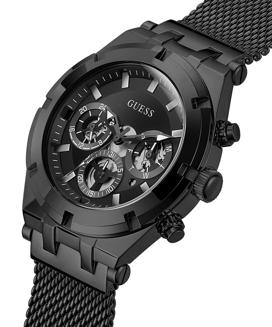 BLACK CASE BLACK MESH WATCH - Kamal Watch Company