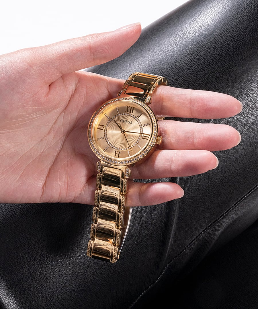 GOLD TONE CASE GOLD TONE STAINLESS STEEL WATCH - Kamal Watch Company