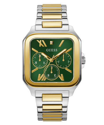 GUESS Mens 2-Tone Multi-function Watch-GW0631G1