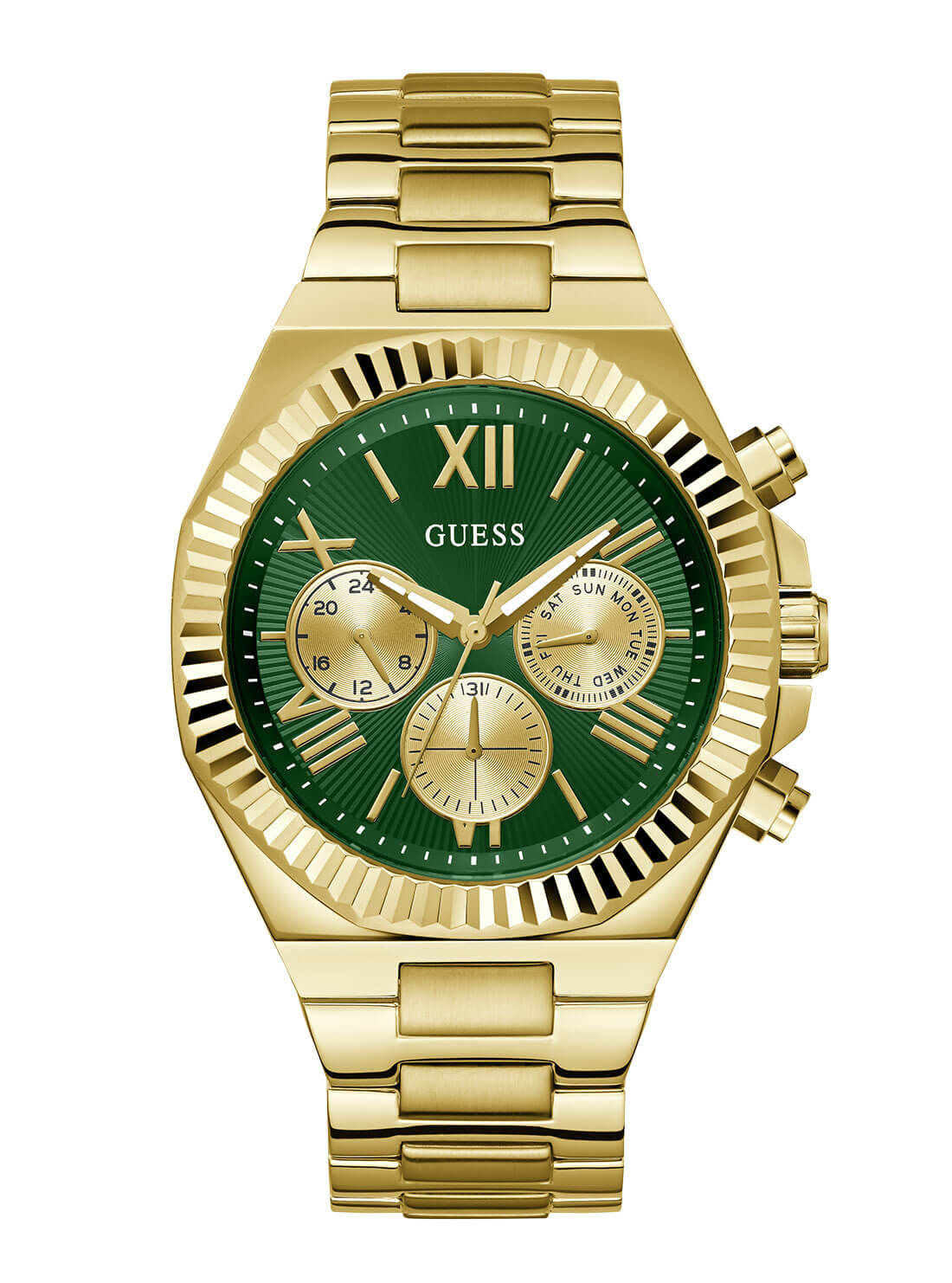 Gold Equity Green Link Watch-GW0703G2