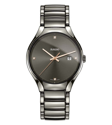 Rado True Grey Dial Diamond R27239712 Watch For Men