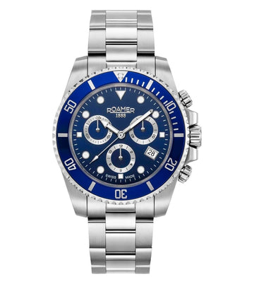 ROAMER 851837 41 45 20 Deep Sea 100 Chronograph Watch for Men