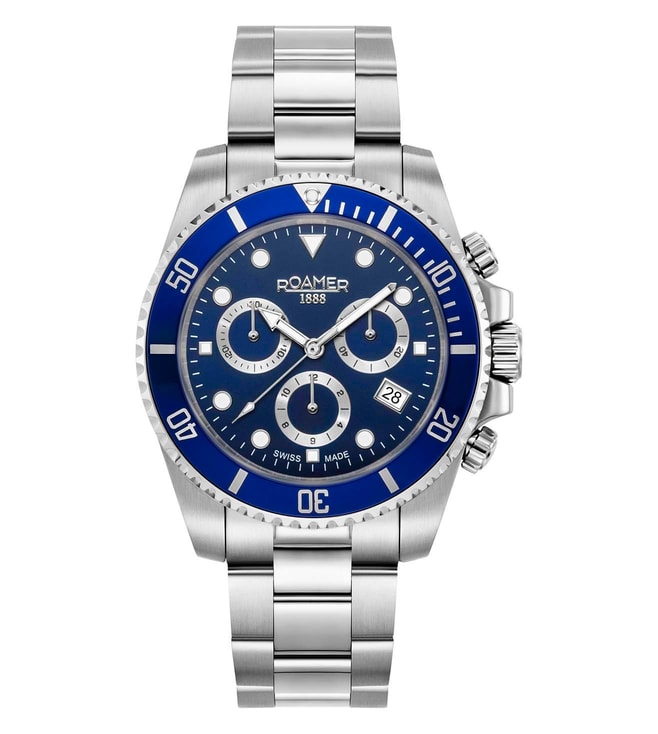 ROAMER 851837 41 45 20 Deep Sea 100 Chronograph Watch for Men