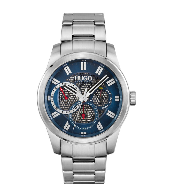 HUGO BOSS 1530191 Skeleton Multifunction Watch for Men