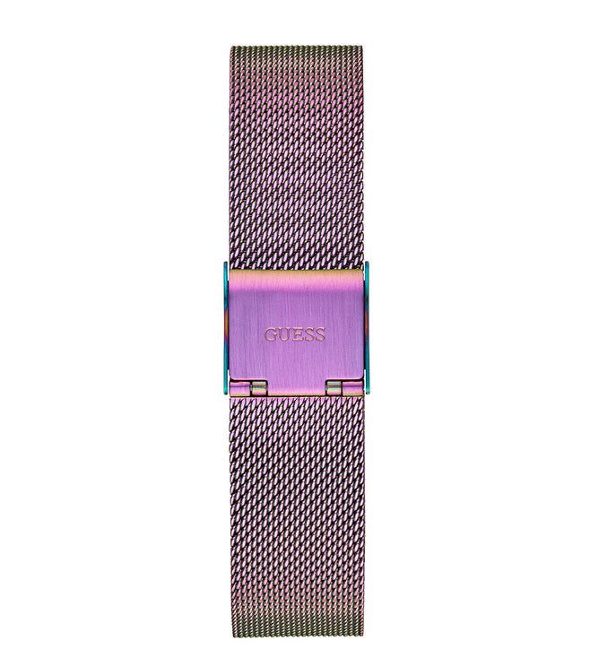 PURPLE CASE IRIDESCENT STAINLESS STEEL/MESH WATCH - Kamal Watch Company