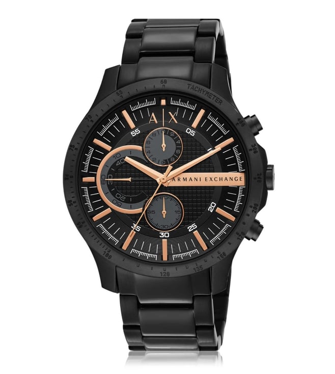 Armani Exchange Chronograph Black Stainless Steel Watch Ax2429