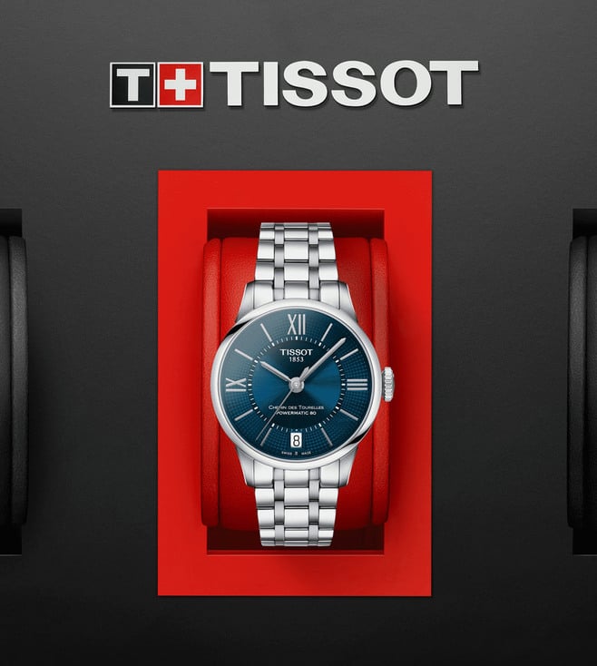 TISSOT T0992071104800 T-Classic Chemin des Tourelles Powermatic 80 Automatic Watch for Women