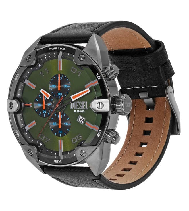 DIESEL DZ4626 Spiked Chronograph Watch for Men