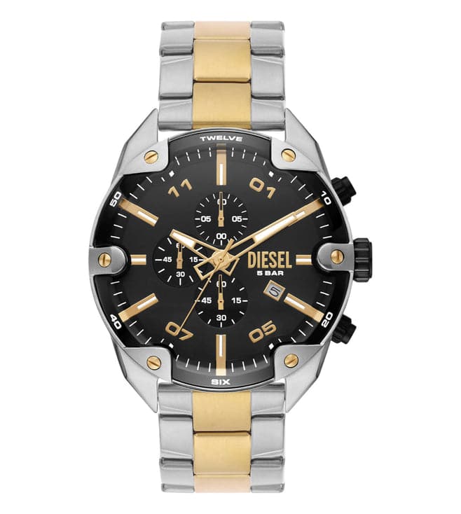 Diesel Dz4627 Spiked Chronograph Watch For Men