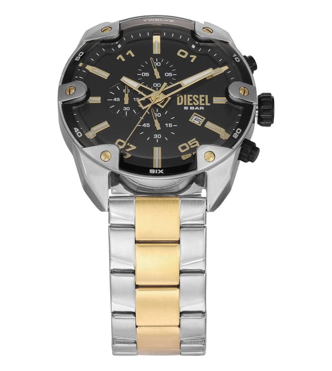 Diesel Dz4627 Spiked Chronograph Watch For Men