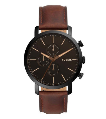 Luther Chronograph Brown Leather Watch