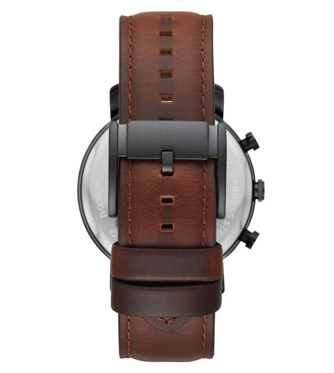 Luther Chronograph Brown Leather Watch