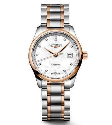 Longines Master Collection Automatic Mop Diamond Dial Ladies Watch