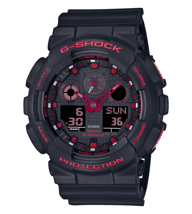 G-SHOCK GA-100BNR-1ADR - G1310 Black Analog-Digital Men's Watch