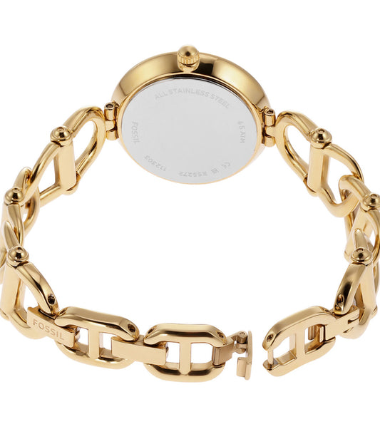 Carlie Three-Hand Gold-Tone Stainless Steel Watch