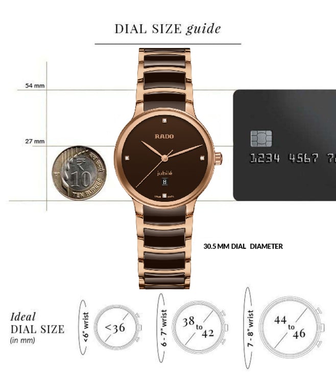 Rado jubile discount rose gold watch