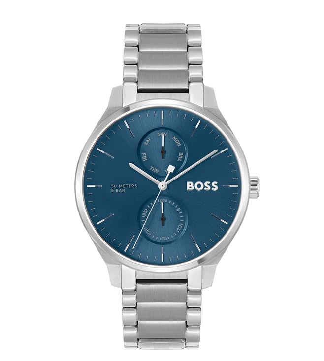 Hugo Boss Watches Signature Chronograph Analog Silver Dial Women's Wat –  The Watch Factory ®