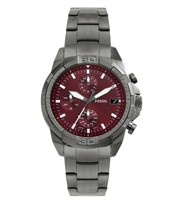 Bronson Chronograph Smoke Stainless Steel Watch